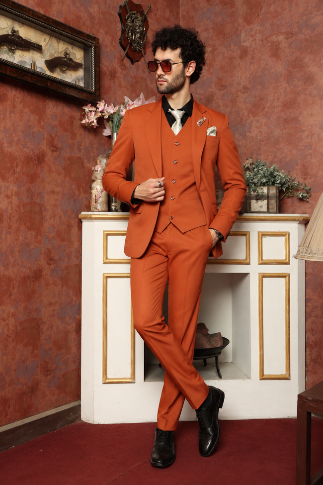 Kestrel Rust Orange 3PC Suit