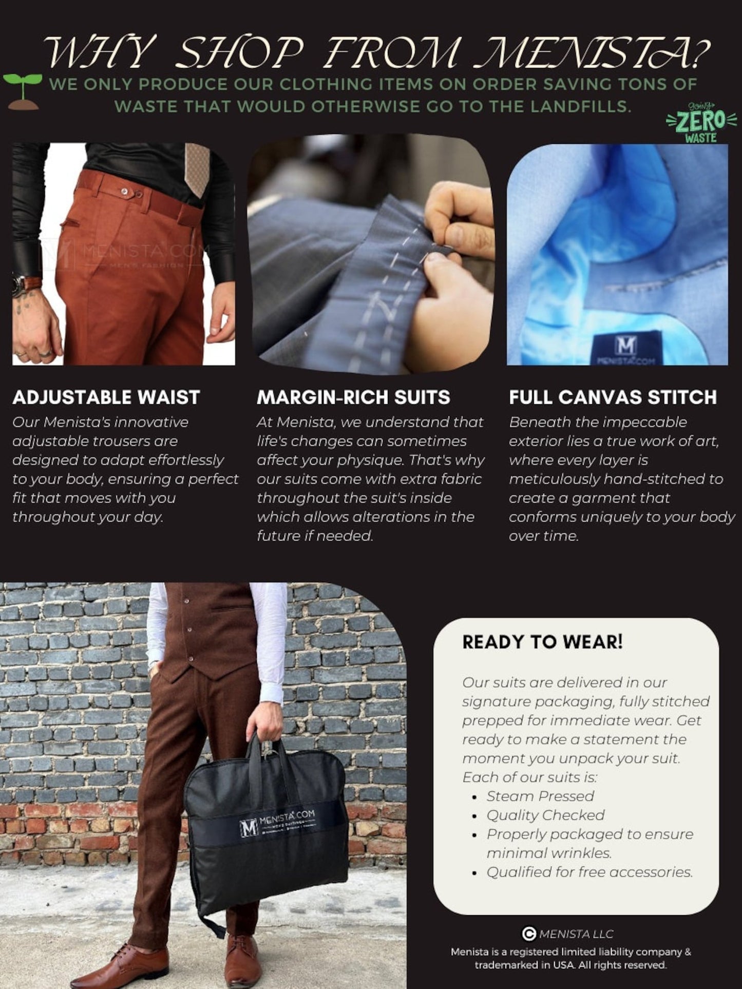 Menista Elegant Slim Fit Custom Blue Trousers for Business, Formal Wear, and Bespoke Bell Bottom Pants for Men