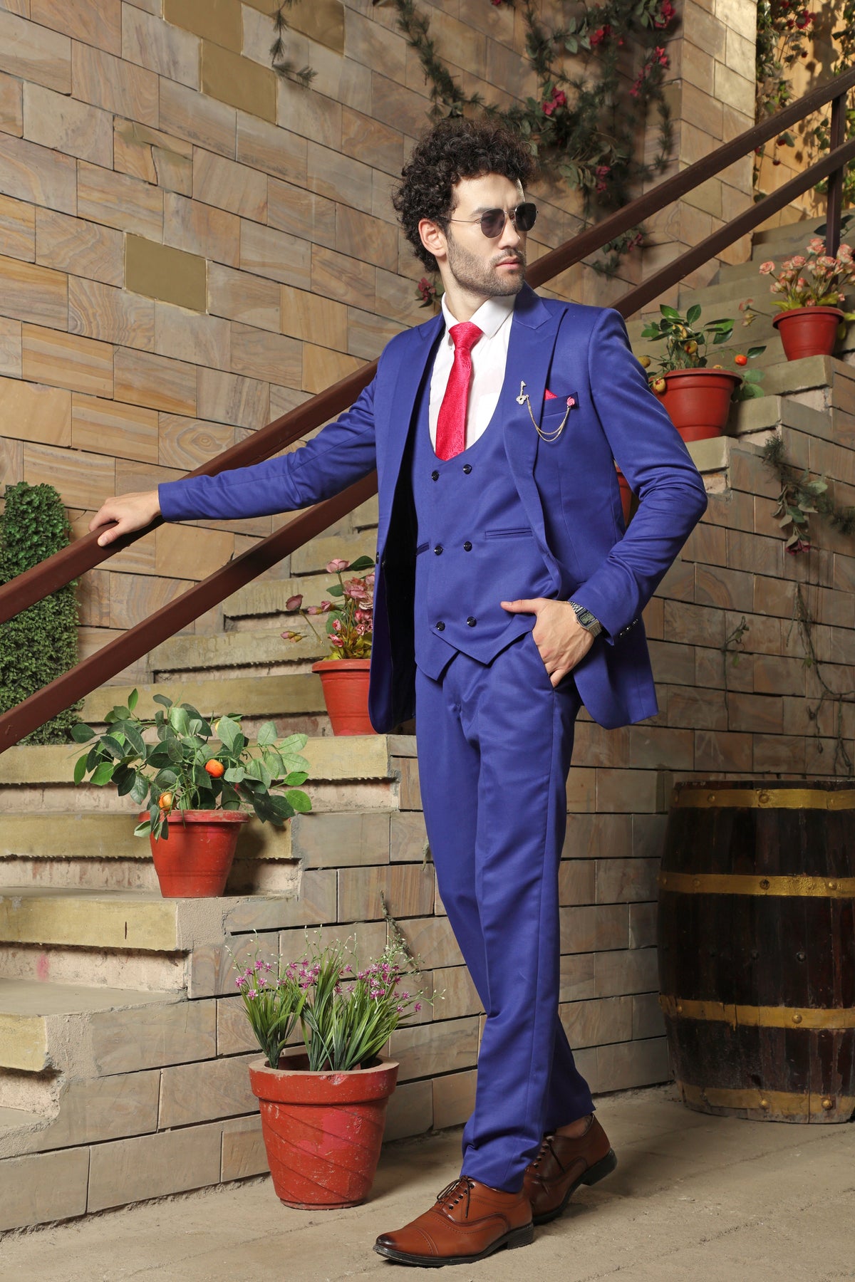 Dante Royal Blue 3PC Suit